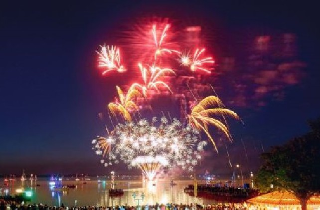 Feuerwerk vor Steinhude